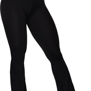 Sunzel Flare Leggings – High-Waisted Crossover Yoga Pants with Tummy Control & Wide Leg Comfort