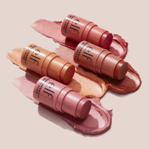 e.l.f. Monochromatic Multi Stick – Dazzling Peony, Creamy & Blendable Color for Eyes, Lips & Cheeks – 0.17 Oz